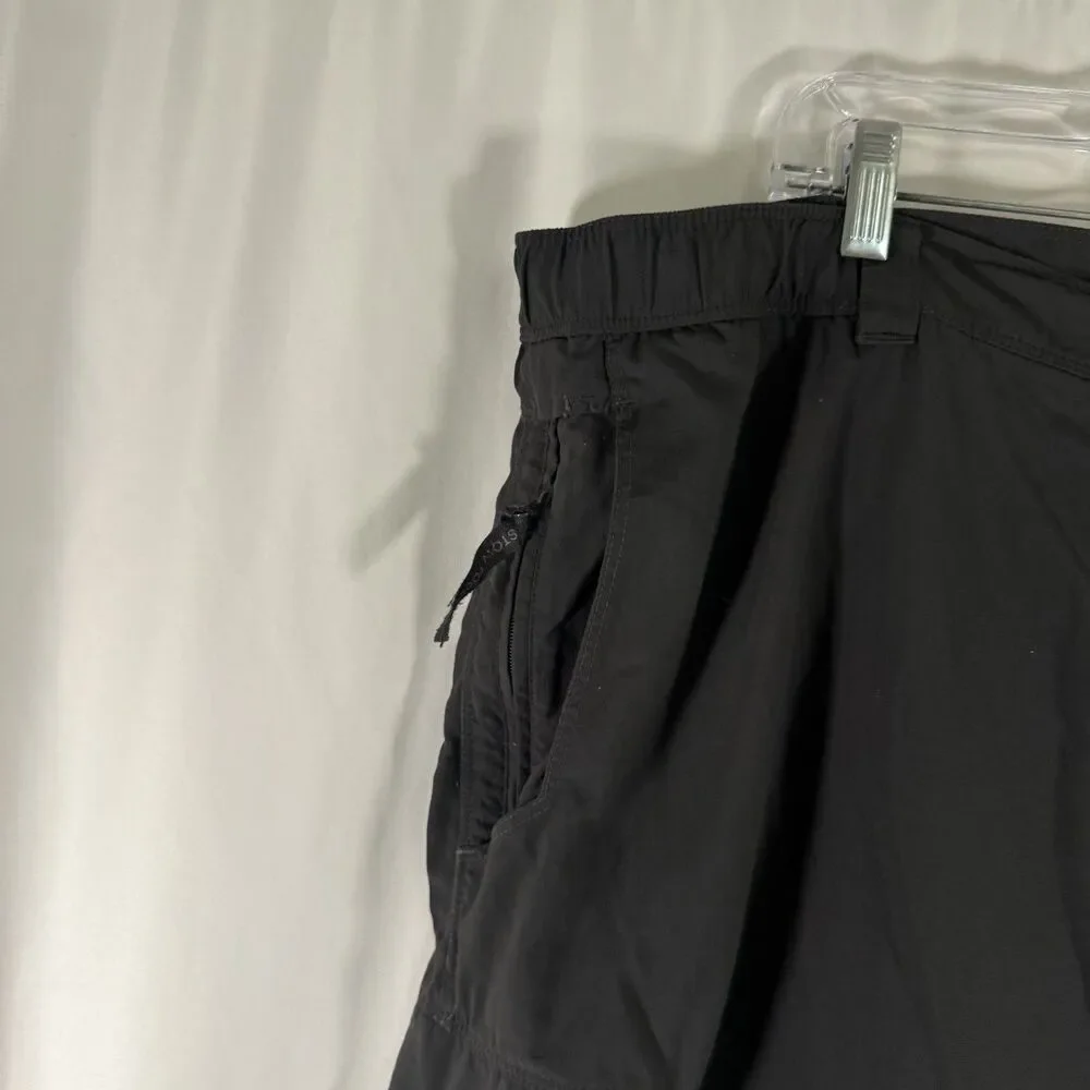 The North Face Cargo Hiking Pants Men's XXL Grey Zip Pockets Lightweight
